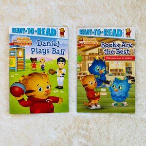 Lot of 2 Daniel Tiger's Neighborhood Ready to Read Books Pre-Level One PBS